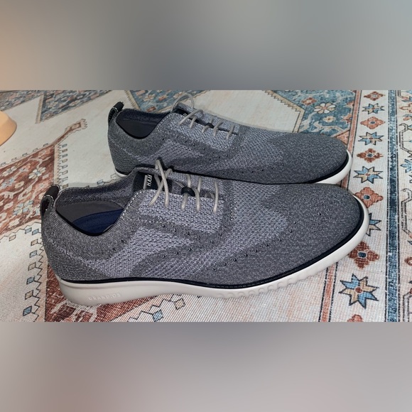 NWOT COLE HAAN Men's 2.ZERØGRAND Wingtip Oxfords Size 11 - Picture 2 of 11